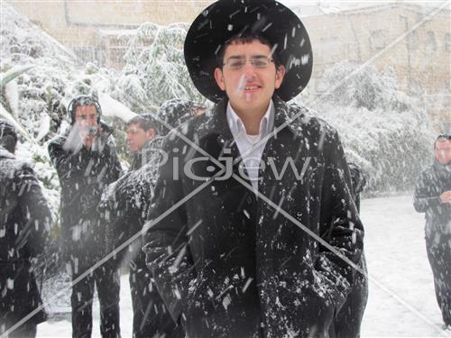 Jerusalem snowy