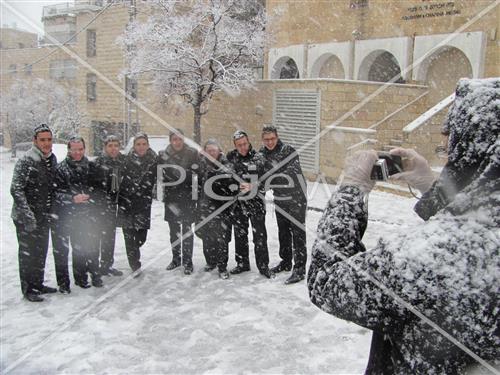 Jerusalem snowy