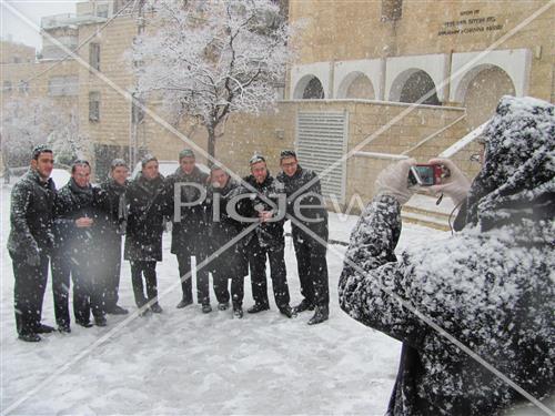 Jerusalem snowy