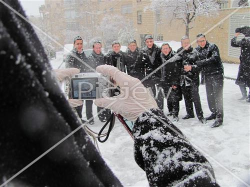 Jerusalem snowy