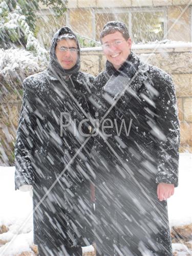 Jerusalem snowy