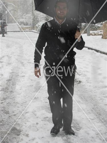 Jerusalem snowy