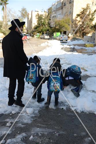 ירושלים מושלגת