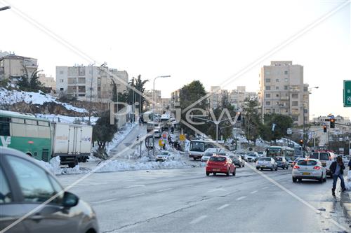 ירושלים מושלגת