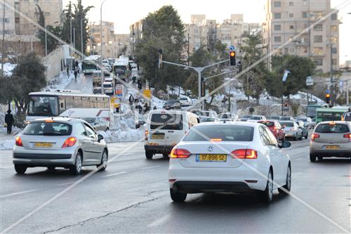 ירושלים מושלגת