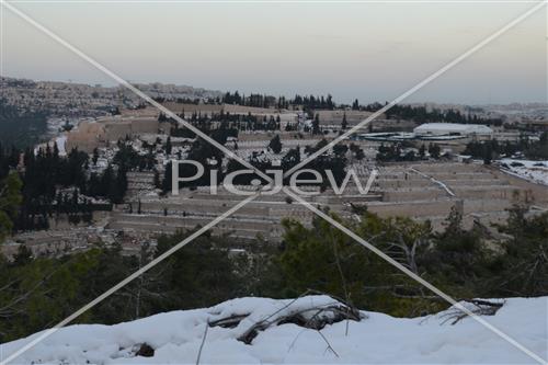 ירושלים מושלגת