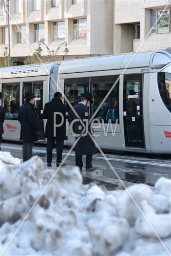 Jerusalem snowy
