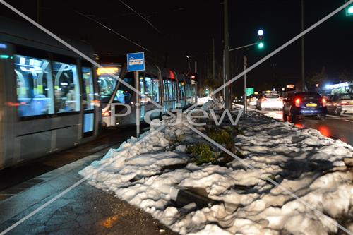 Jerusalem snowy