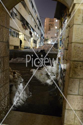 Jerusalem snowy