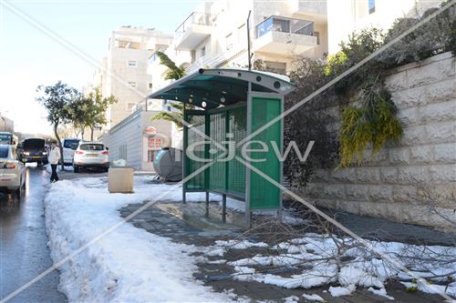Jerusalem snowy