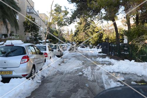 Jerusalem snowy