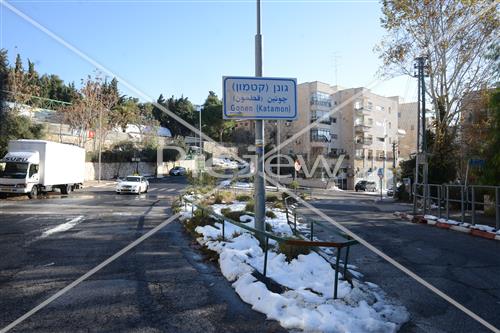 ירושלים מושלגת