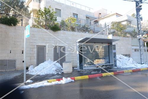 Jerusalem snowy