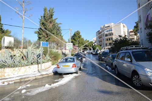 Jerusalem snowy