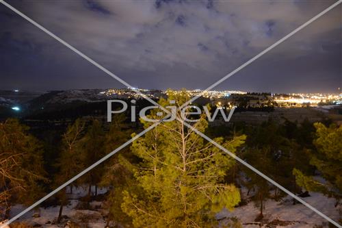 ירושלים מושלגת
