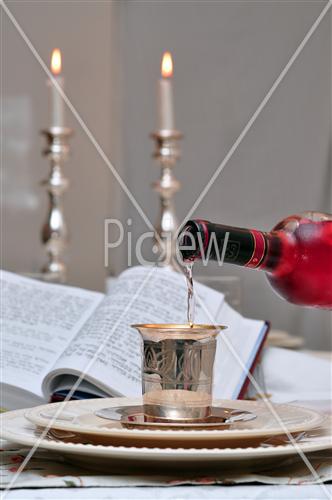 Pouring wine