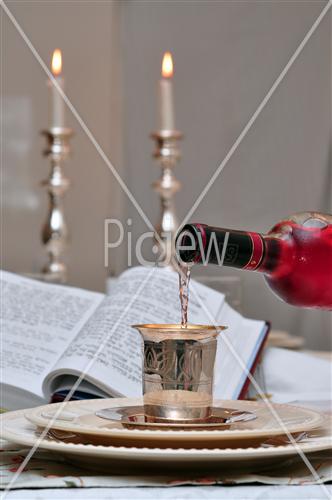 Pouring wine