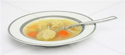 Matzo ball soup