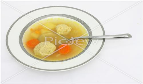 Matzo ball soup