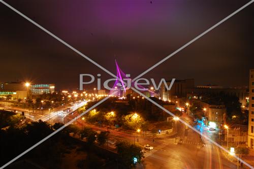 Jerusalem at night