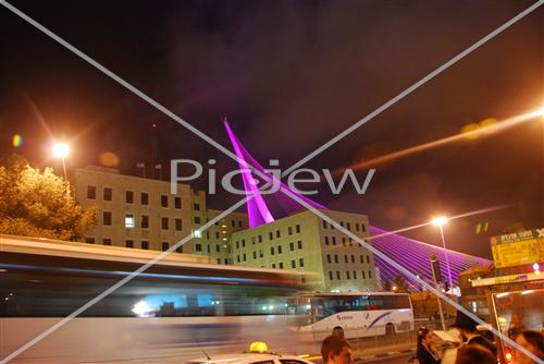 Jerusalem at night