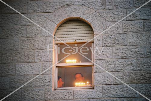 Hanukah candles