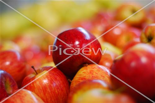 red apples