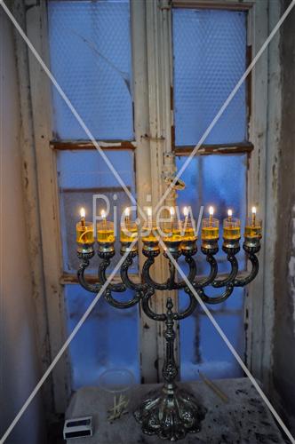 Hanukah candles