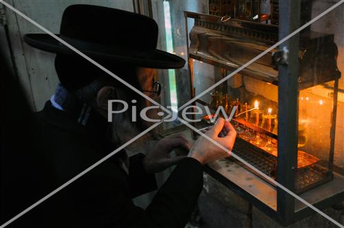 Hanukah candles