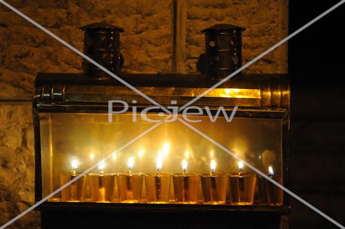 Hanukah candles