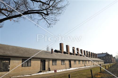 Electric fence in Auschwitz