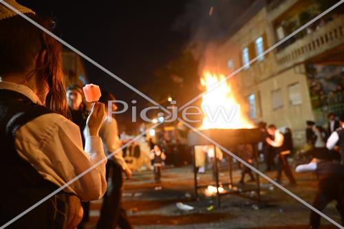 Lag Ba'Omer bonfire