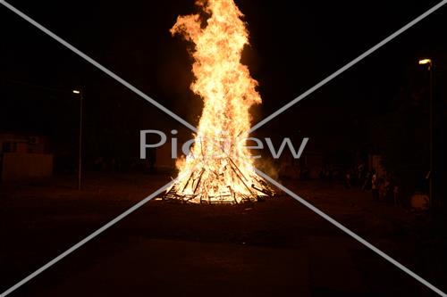 Lag Ba'Omer bonfire