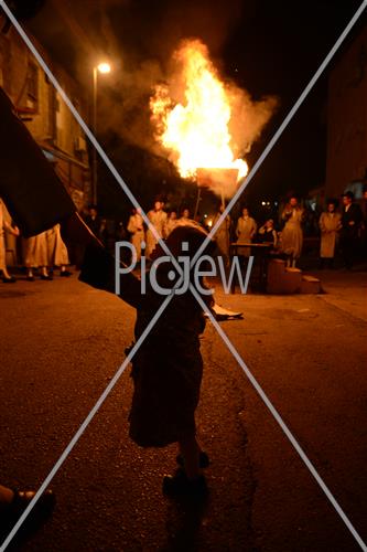 Lag Ba'Omer bonfire