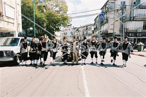 Purim in the street