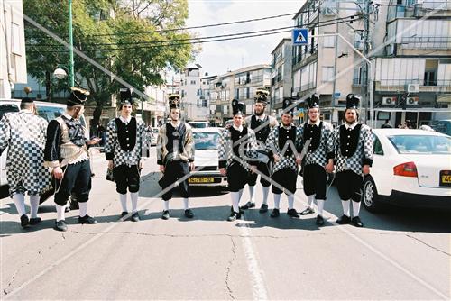 Purim in the street