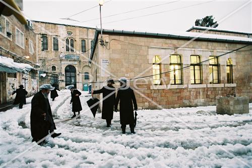 Snow in Jerusalem