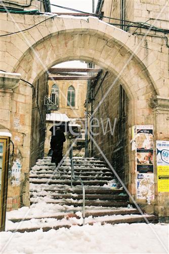 Snow in Jerusalem