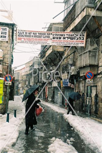 Snow in Jerusalem