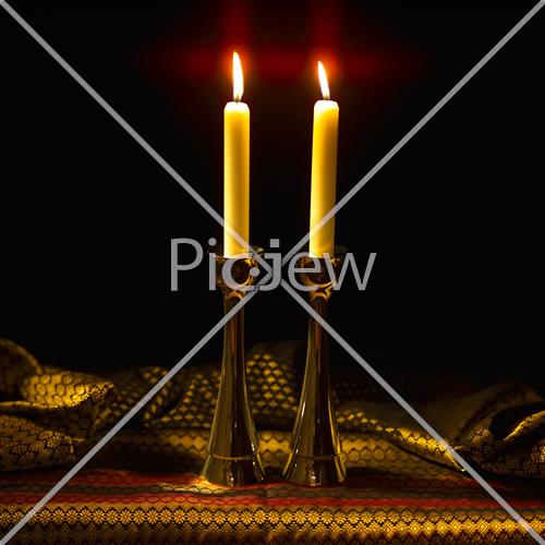 Shabbos candles