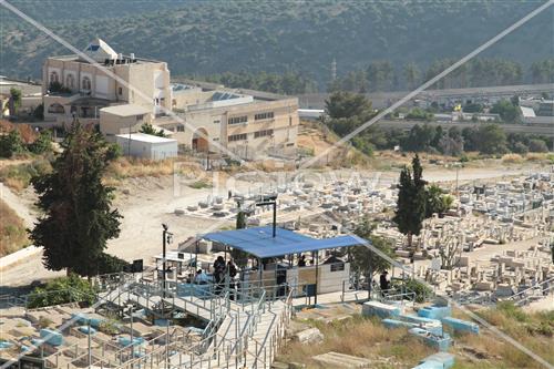 Ancient cemetery in Safed