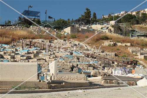 Ancient cemetery in Safed