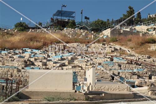 Ancient cemetery in Safed