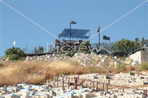 Ancient cemetery in Safed