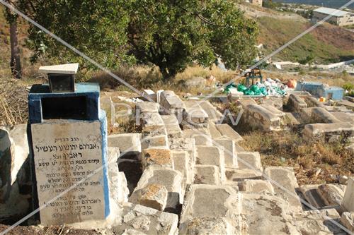 Ancient cemetery in Safed