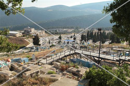 Ancient cemetery in Safed