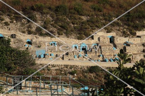 Ancient cemetery in Safed