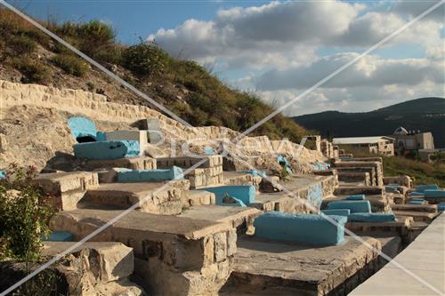 Ancient cemetery in Safed