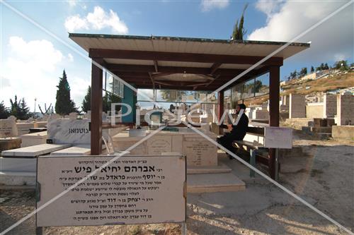 Ancient cemetery in Safed