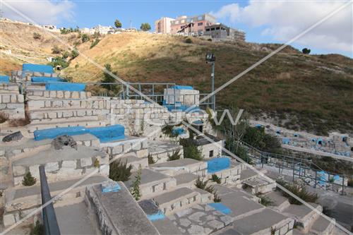 Ancient cemetery in Safed